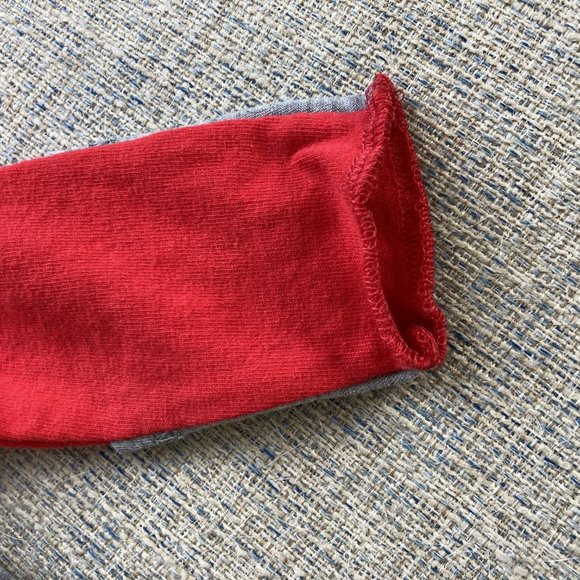 Carthage College handmade upcycled t-shirt newborn gown infant sleep sack - Picture 7 of 9